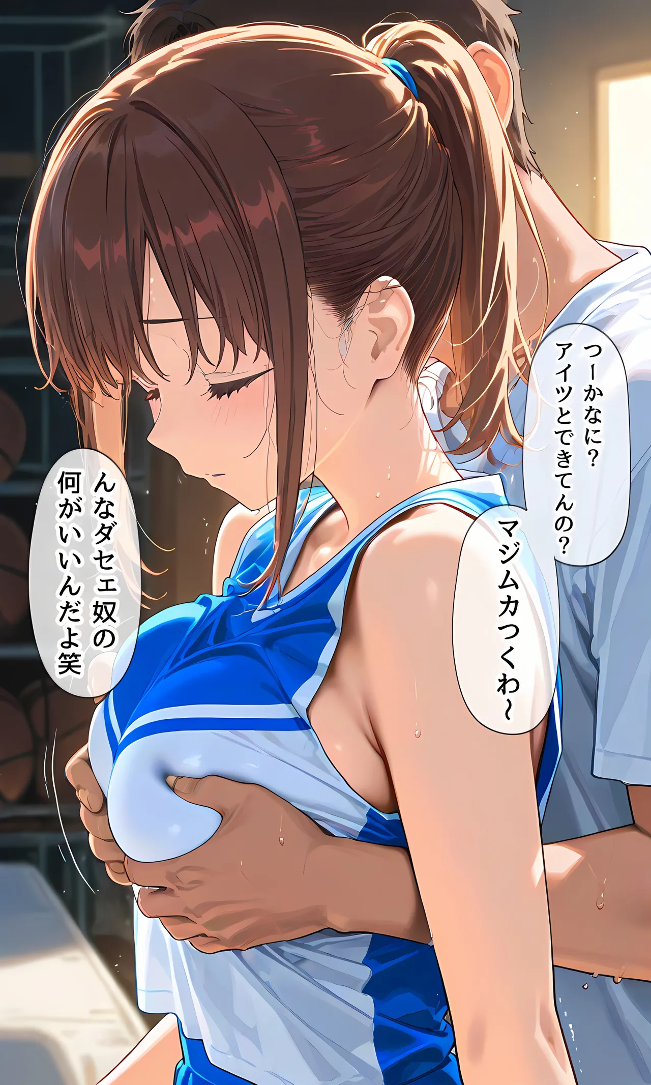 たわわなチアちゃんが野球部の玩具になっちゃうお話 - Image 15