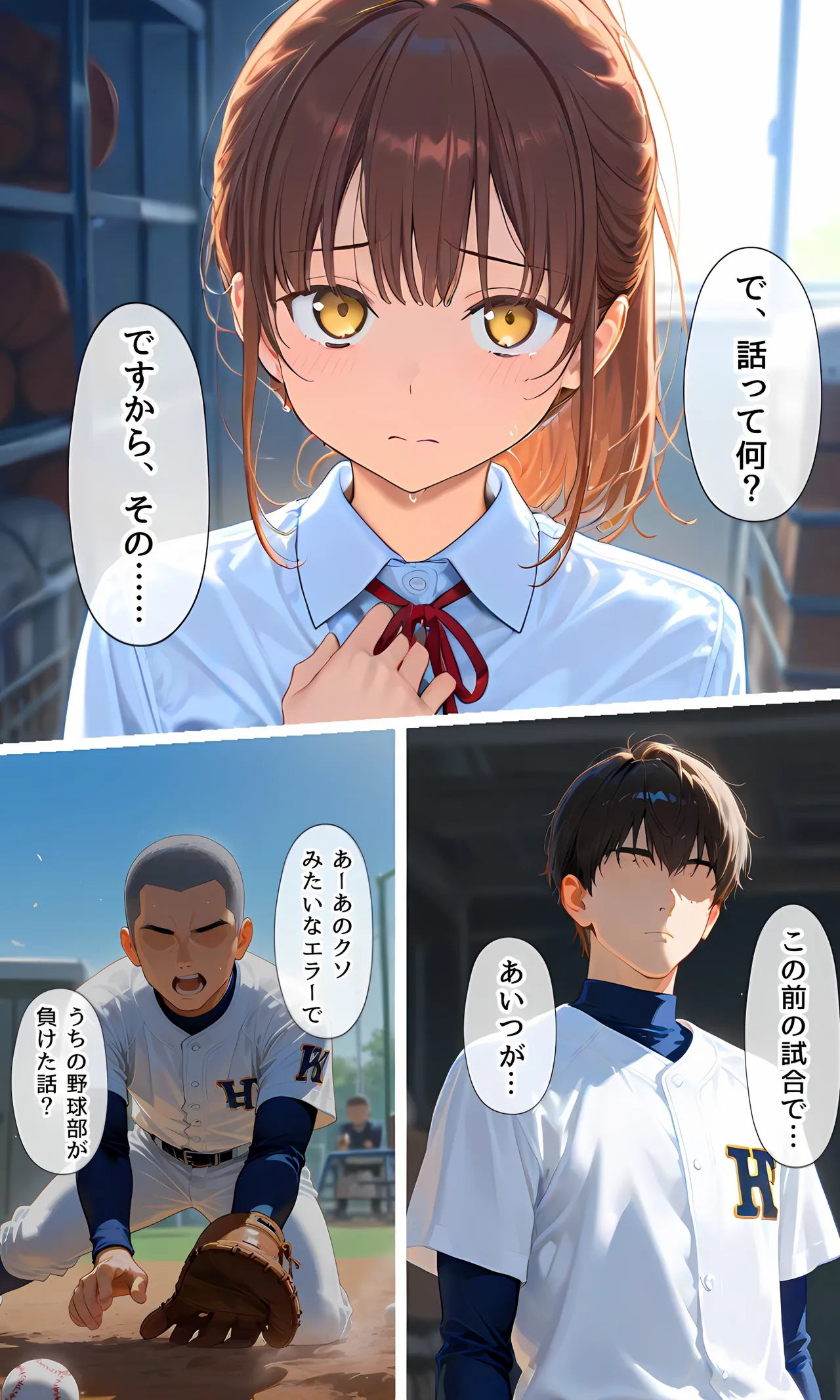 たわわなチアちゃんが野球部の玩具になっちゃうお話 - Image 2