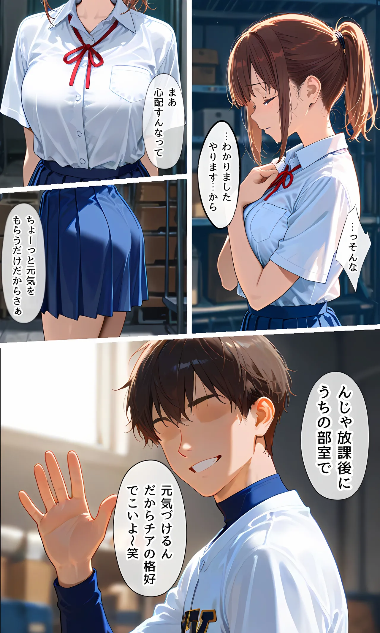 たわわなチアちゃんが野球部の玩具になっちゃうお話 - Image 7