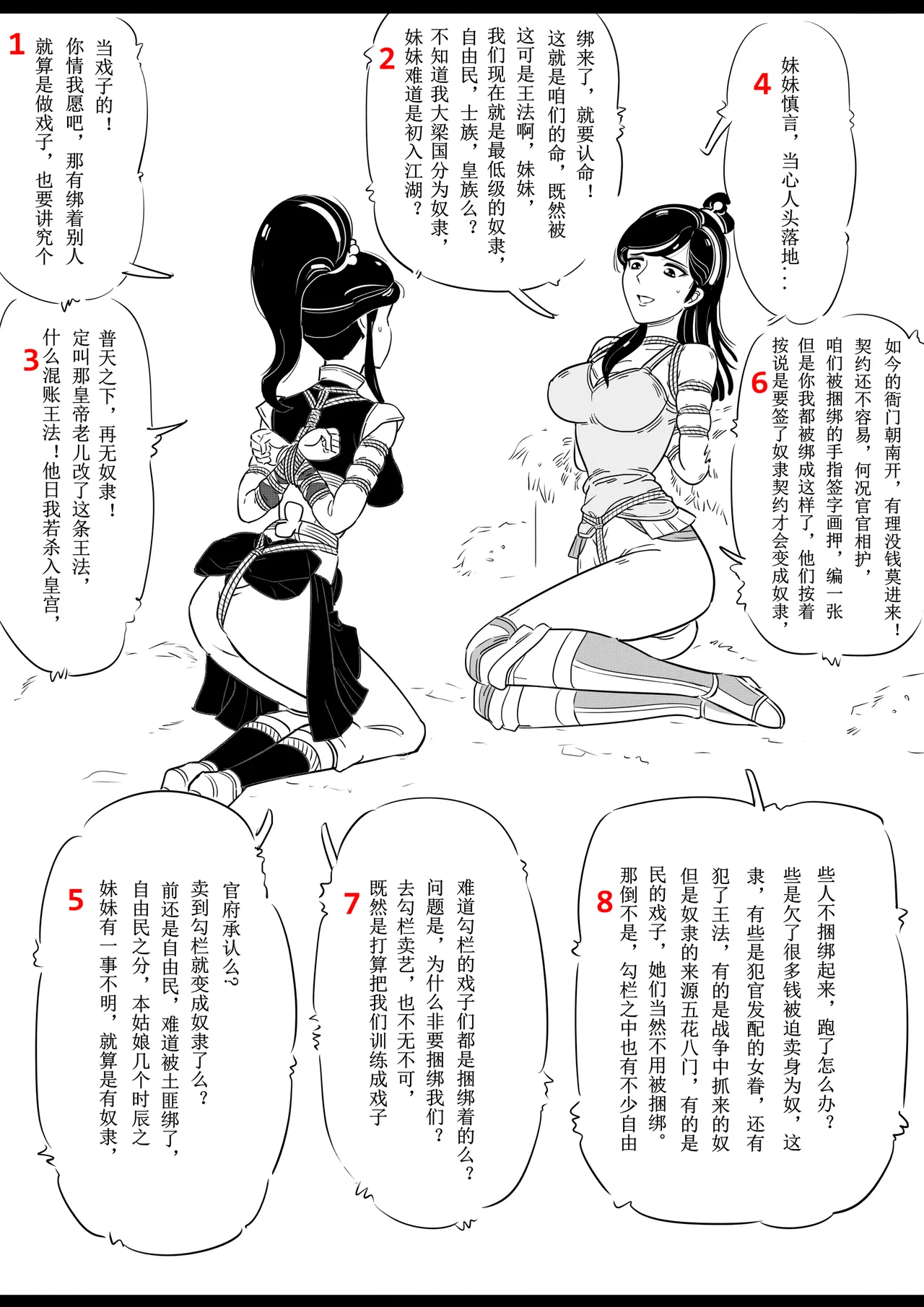 女侠绳缚定乾坤 第1卷 黑龙寨历险记Fanbox欧根亲王 119712291 - Image 63