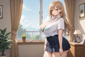 ムチムチでっかい女子校生はオジサン好き2チビハゲ童貞おじ高身長爆乳ギャルJK - Page 3