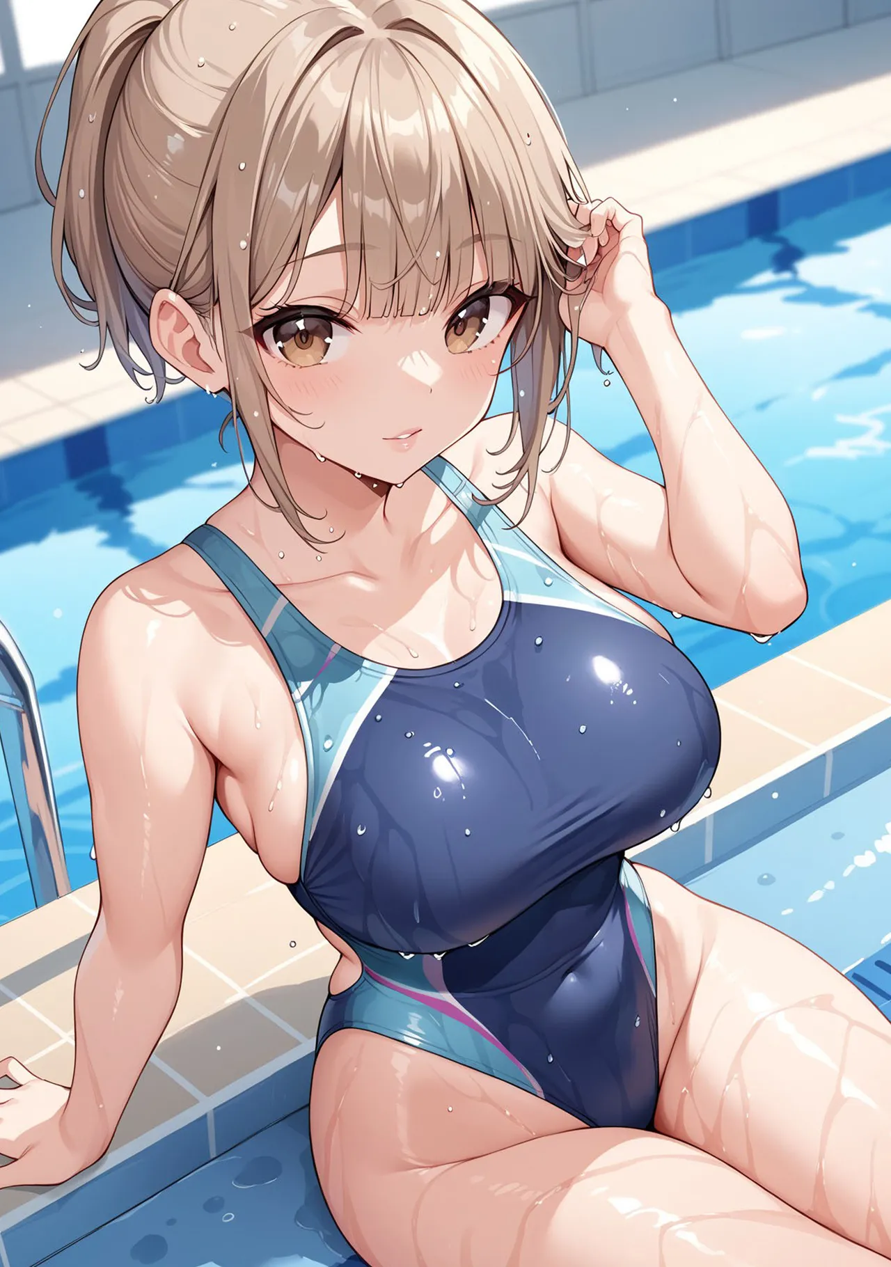 ココナッツパンチ 裏垢がバレた水泳部員ちゃん3 - Image 94