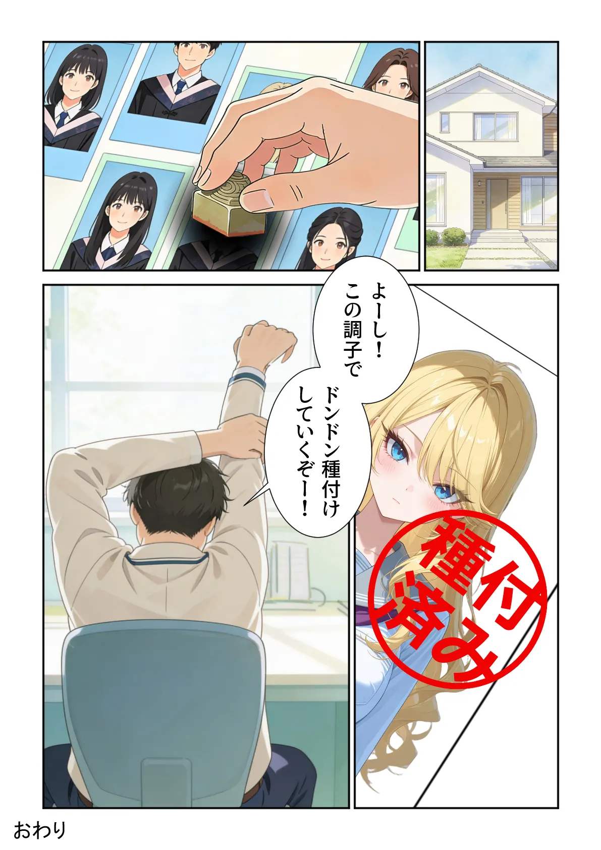 だぶるクリっく 妊活ハーレム学園3 男子が俺だけの学校デブスでもチンモテする世界リボーンズ - Image 52