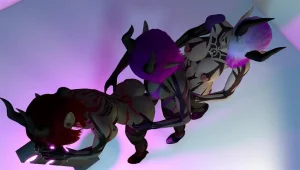 3 Futanari Demon Dickgirls Anal Train Fucking Threesome - Page 52