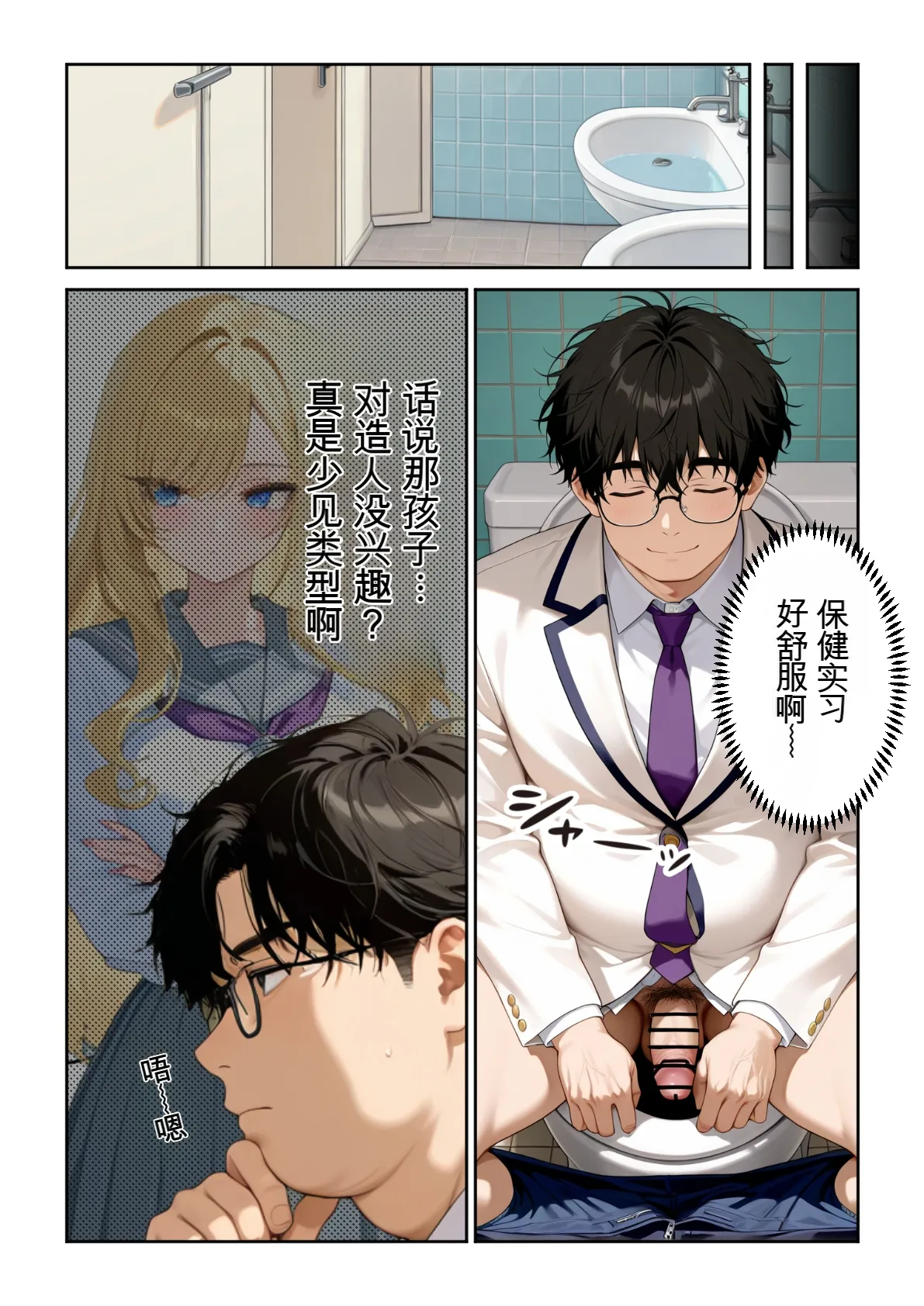だぶるクリっく 妊活ハーレム学園3 男子が俺だけの学校デブスでもチンモテする世界リボーンズ Translate - Image 27