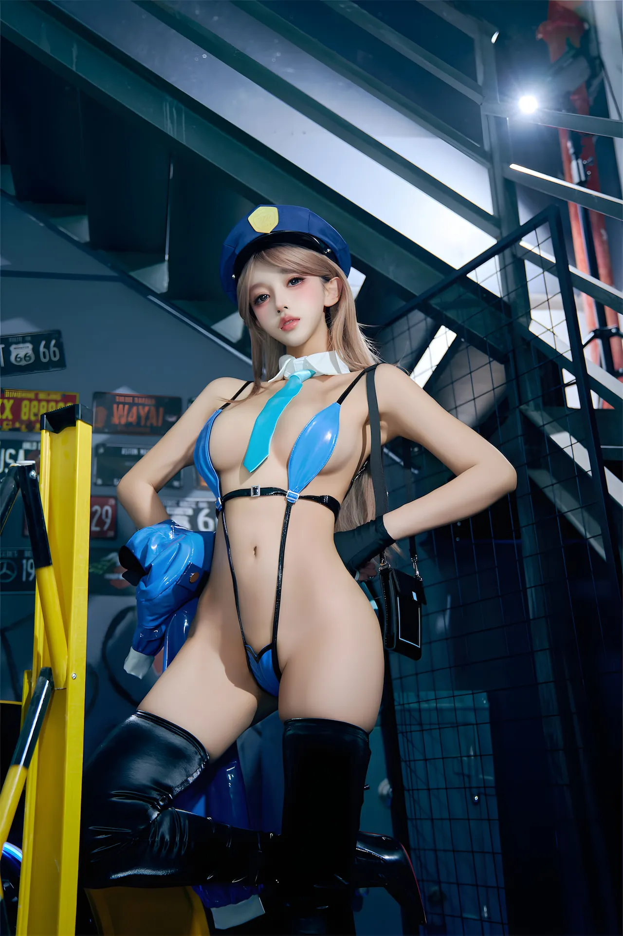 过期米线线喵 女警60P-178.6M - Image 10