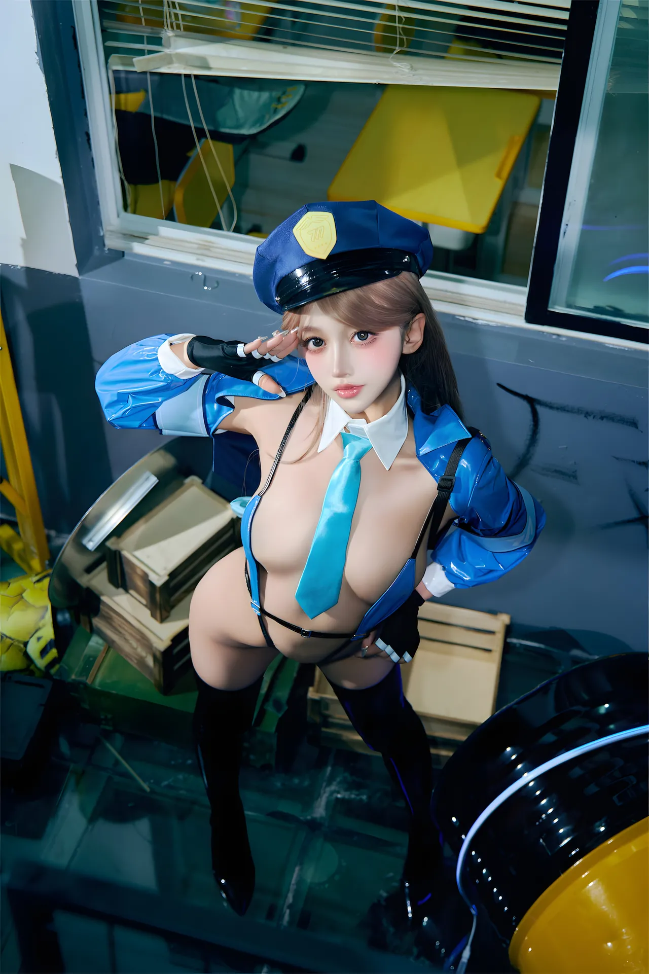 过期米线线喵 女警60P-178.6M - Image 44