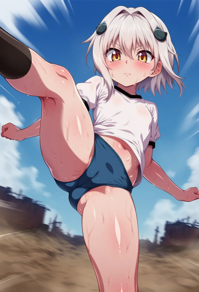 9029aiart High-Cool DxD Touhou Kitten Cheating Mating - Image 1