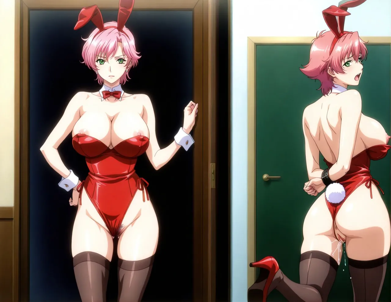 嘎裡豬排アスナアルセン 91p 爆乳メイド狩り Patreon - Image 32