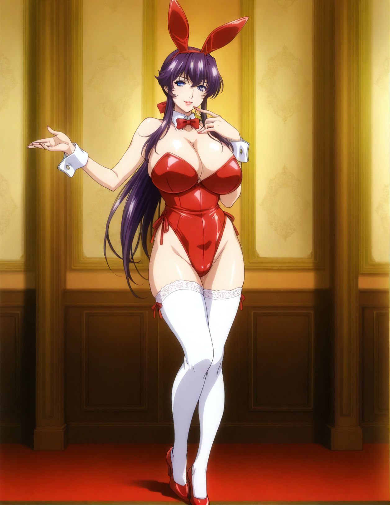 嘎裡豬排白崎美和子 93p 爆乳メイド狩り Patreon - Image 14