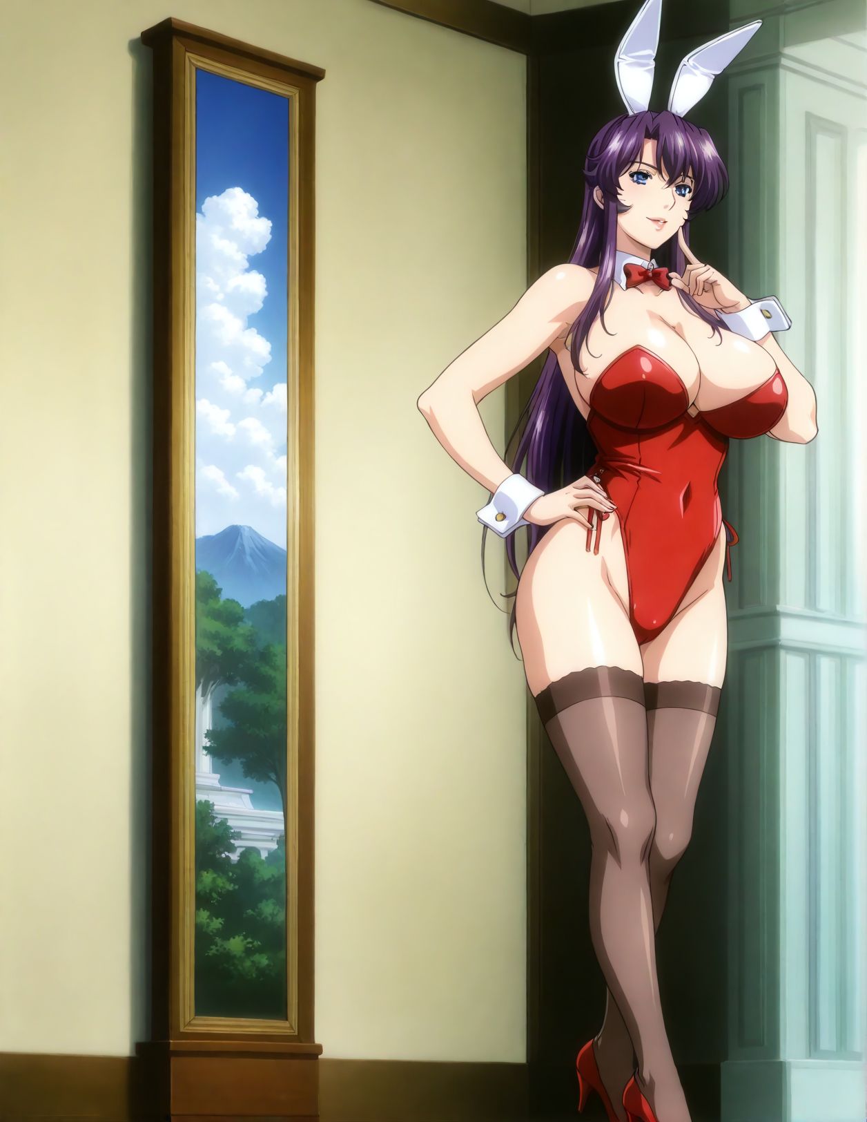 嘎裡豬排白崎美和子 93p 爆乳メイド狩り Patreon - Image 8