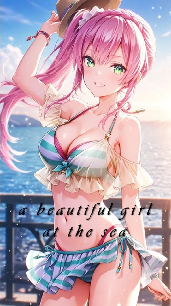 a beautiful girl at the sea - Image 1