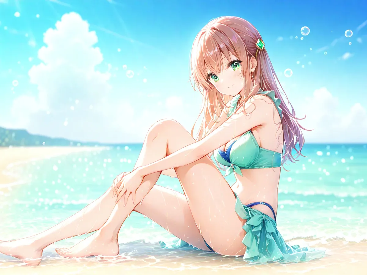 a beautiful girl at the sea - Image 113