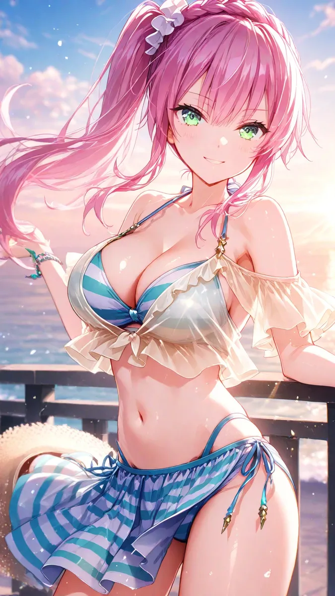 a beautiful girl at the sea - Image 19