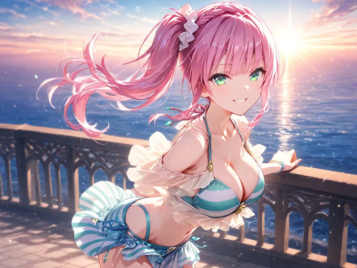 a beautiful girl at the sea - Image 28