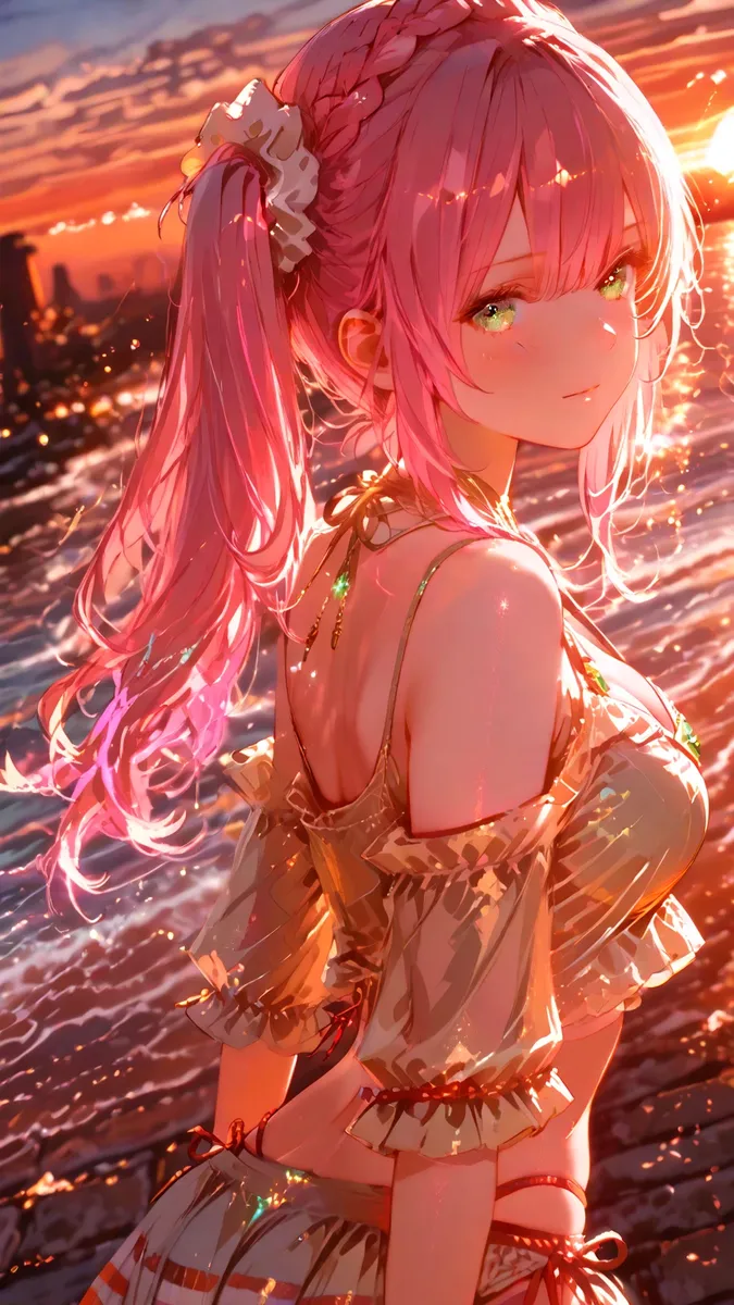 a beautiful girl at the sea - Image 3