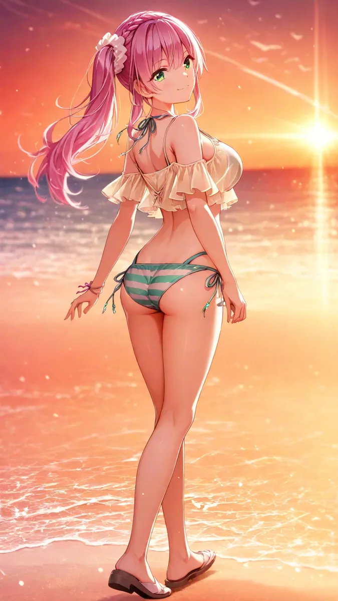 a beautiful girl at the sea - Image 40