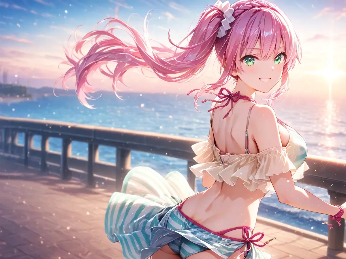 a beautiful girl at the sea - Image 49