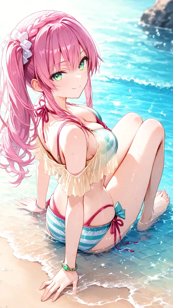 a beautiful girl at the sea - Image 59