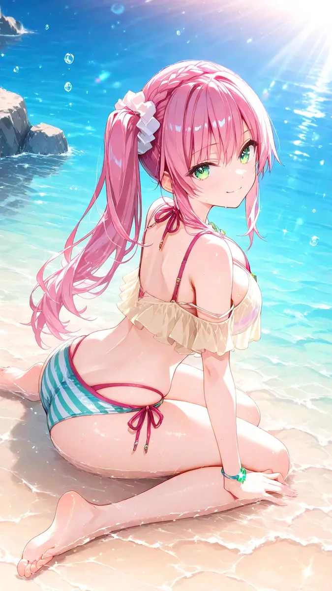 a beautiful girl at the sea - Image 60