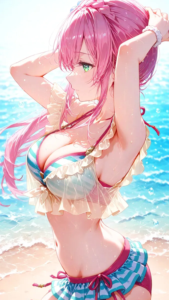 a beautiful girl at the sea - Image 86