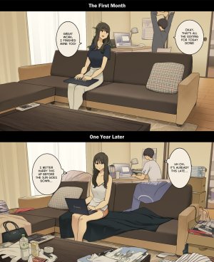 A Day in the Life of a Couple Their First Month Living Together vs. One Year Later - 29 Pics - Page 11