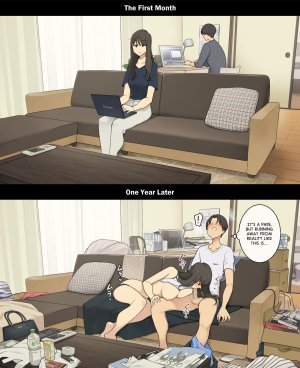 A Day in the Life of a Couple Their First Month Living Together vs. One Year Later - 29 Pics - Page 9