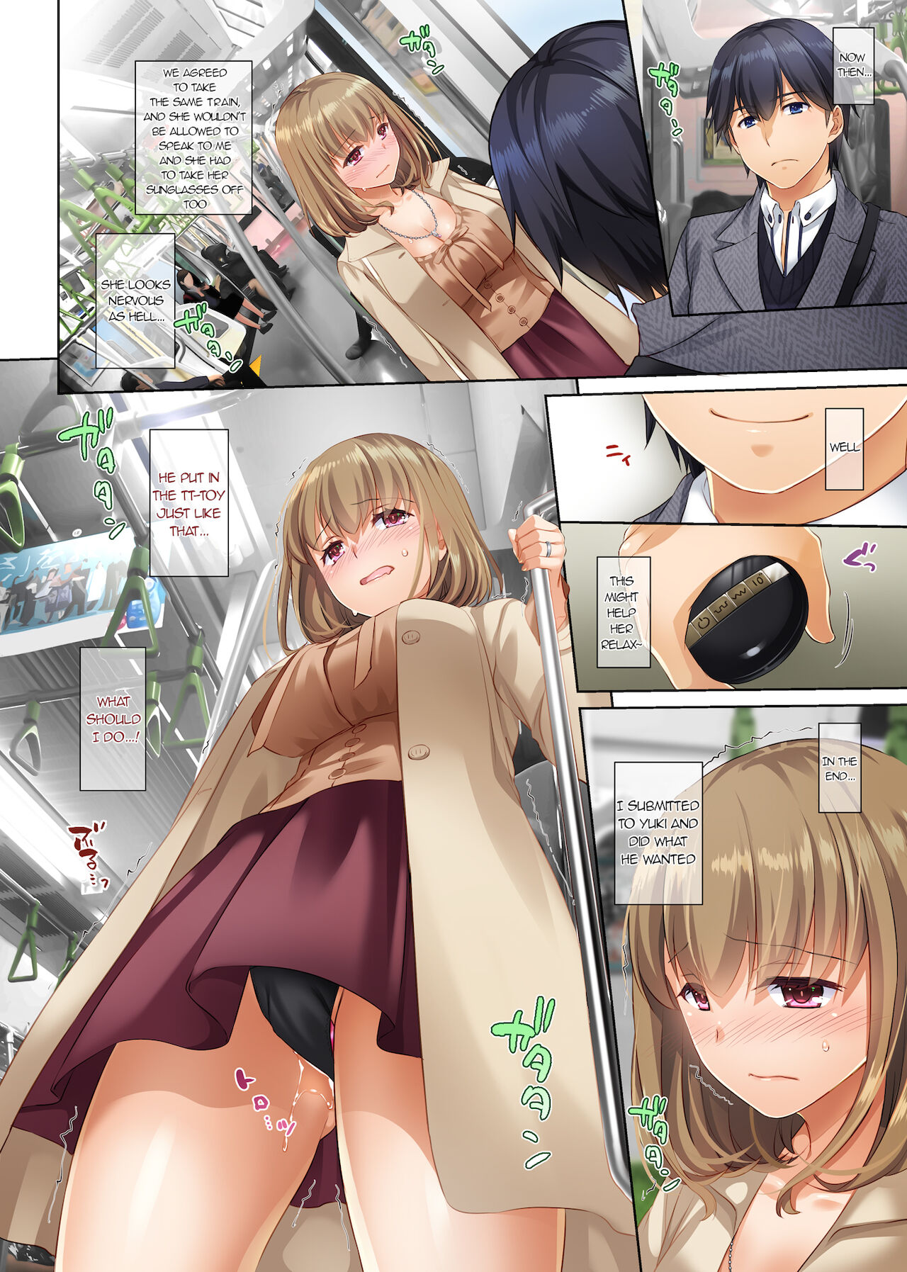 A Married Womans Friend and Hitokas Event 3 - Cheating hentai wife uses sex toys on train - 74 Pics - Image 29