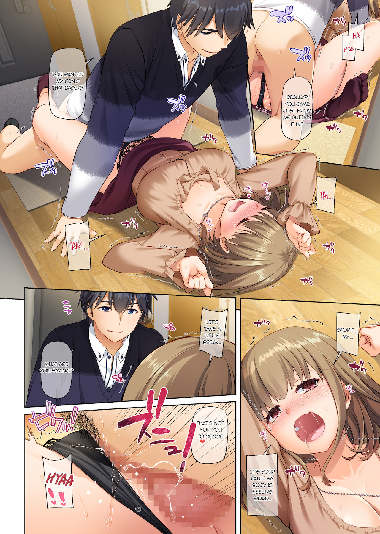 A Married Womans Friend and Hitokas Event 3 - Cheating hentai wife uses sex toys on train - 74 Pics - Image 45