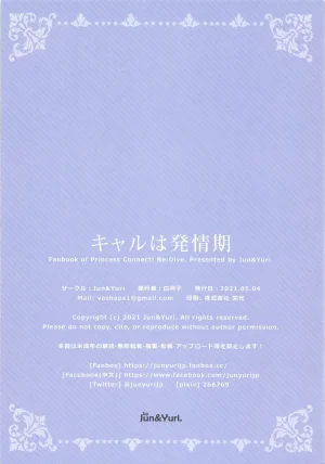 AC3 JunYuri Yuriko Kyaru wa Hatsujouki Princess Connect ReDive VGT13 English - Page 13