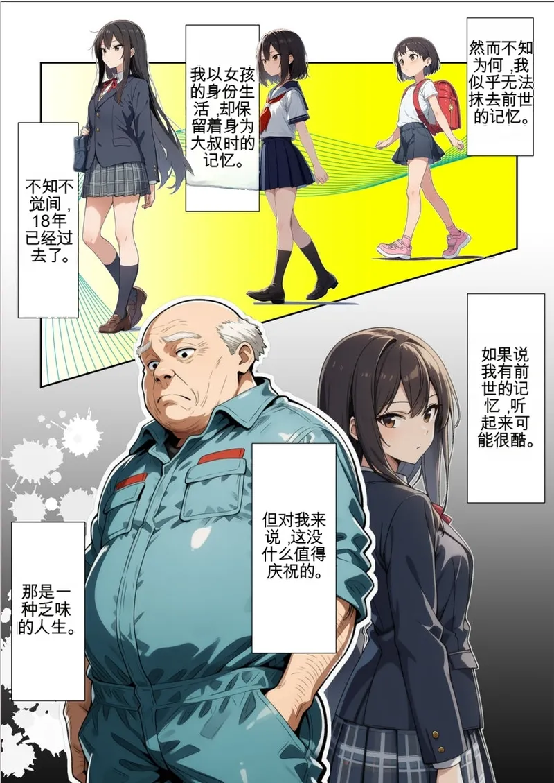 After Reincarnating as a High School Girl I Decided to Give Being Held by an Old Man - Image 4