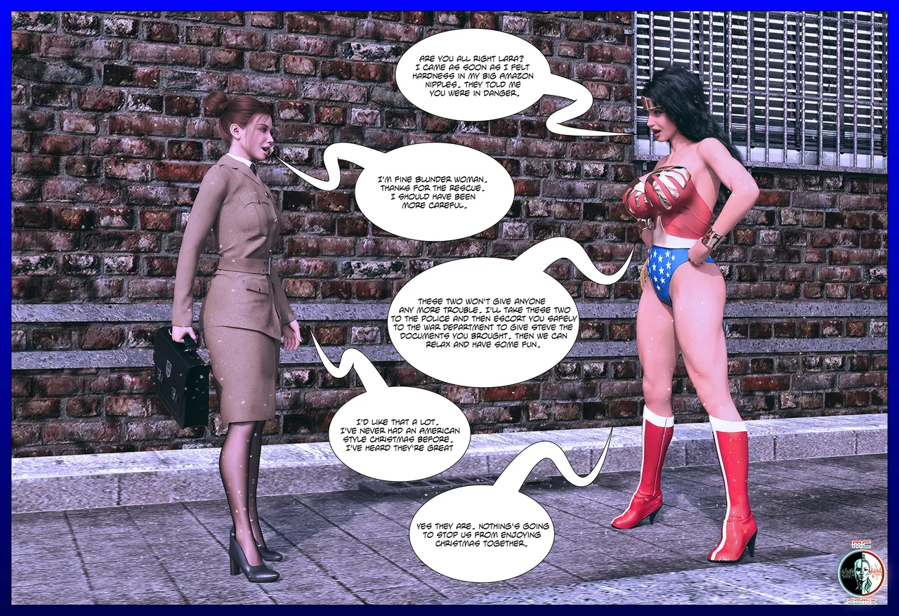 AG Blunder Woman and Lady Britannia Saving Christmas 1-7 - Image 14