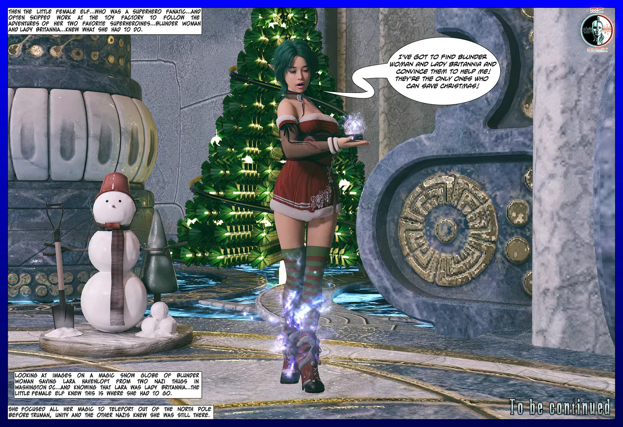 AG Blunder Woman and Lady Britannia Saving Christmas 1-7 - Image 21