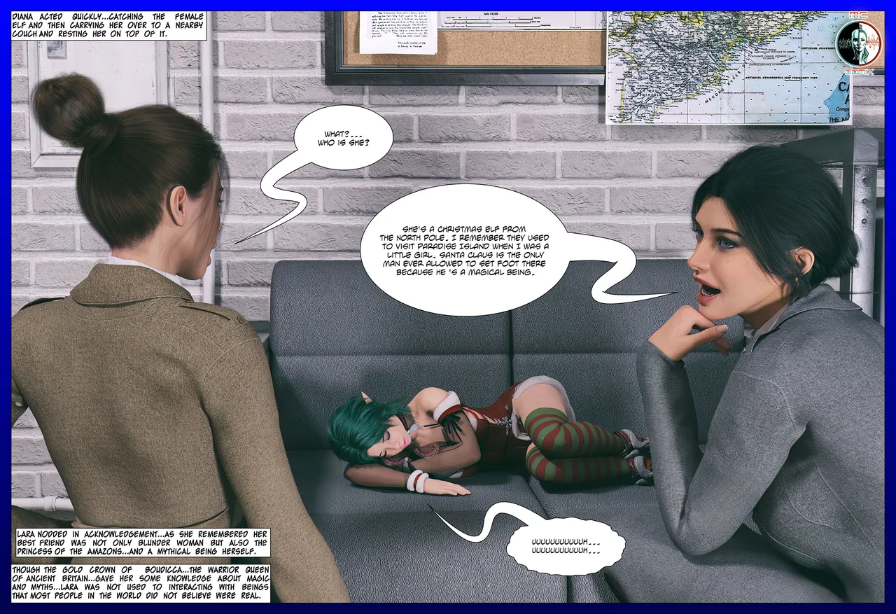 AG Blunder Woman and Lady Britannia Saving Christmas 1-7 - Image 28