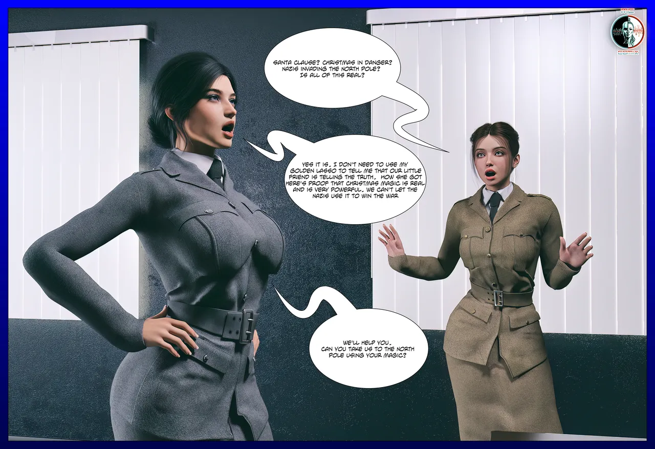 AG Blunder Woman and Lady Britannia Saving Christmas 1-7 - Image 34