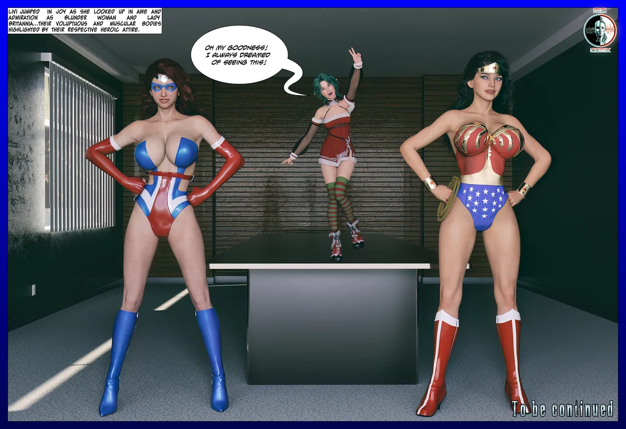 AG Blunder Woman and Lady Britannia Saving Christmas 1-7 - Image 38