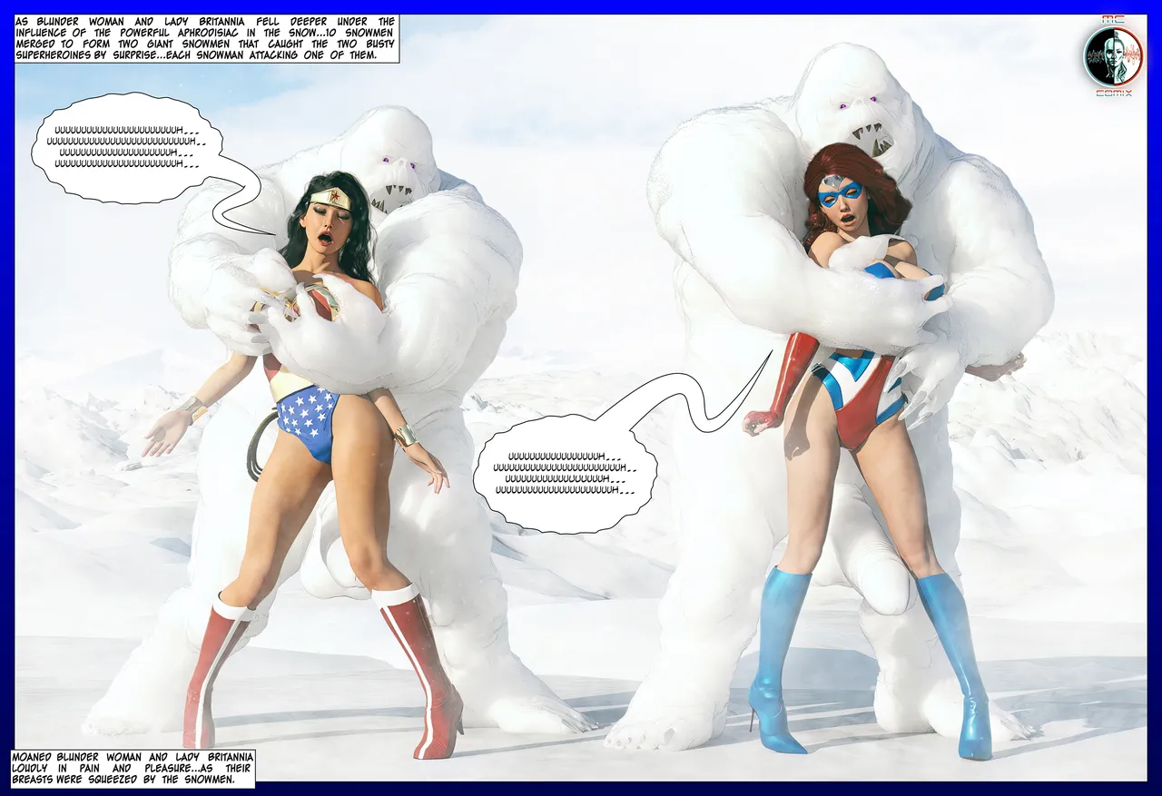 AG Blunder Woman and Lady Britannia Saving Christmas 1-7 - Image 47