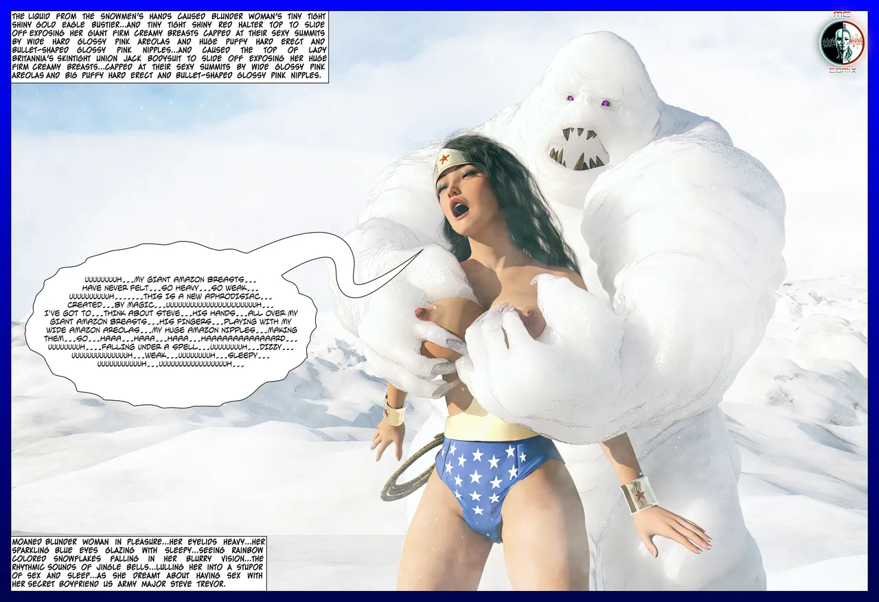 AG Blunder Woman and Lady Britannia Saving Christmas 1-7 - Image 48