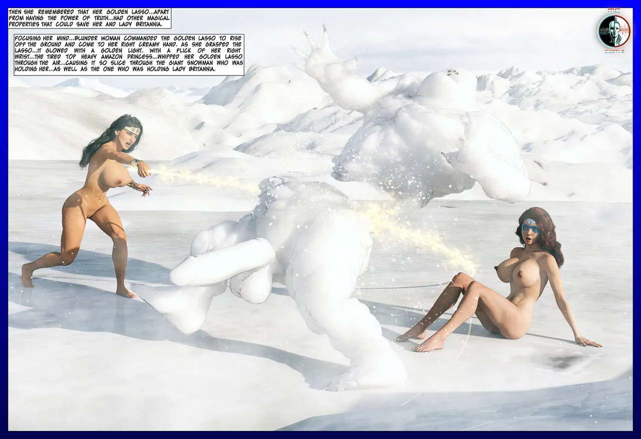 AG Blunder Woman and Lady Britannia Saving Christmas 1-7 - Image 55