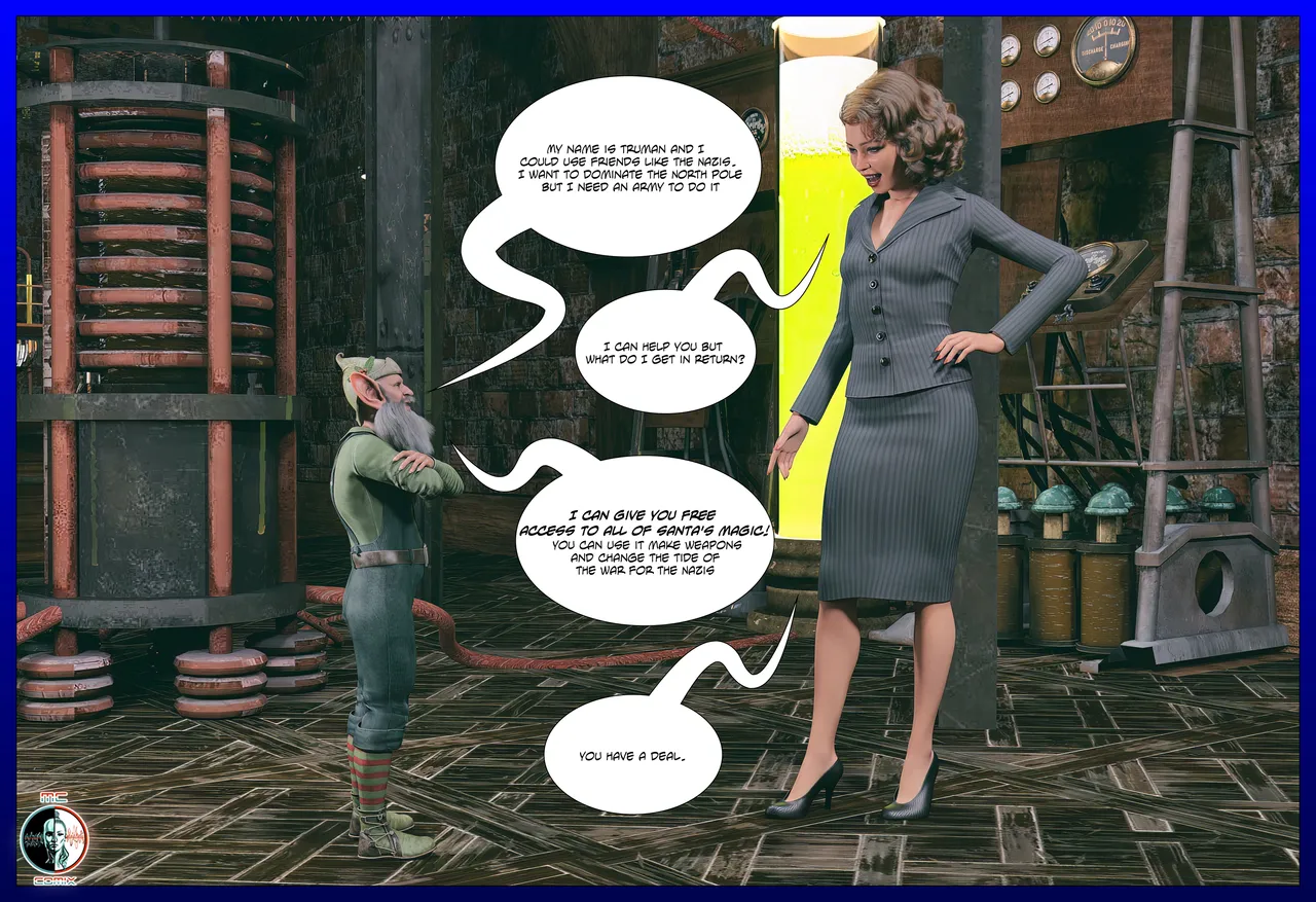 AG Blunder Woman and Lady Britannia Saving Christmas 1-7 - Image 6