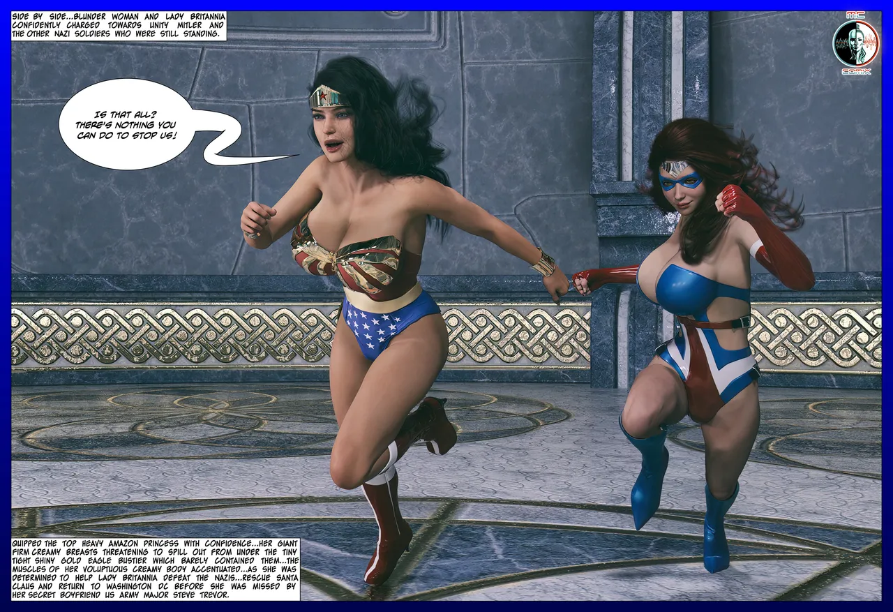 AG Blunder Woman and Lady Britannia Saving Christmas 1-7 - Image 68