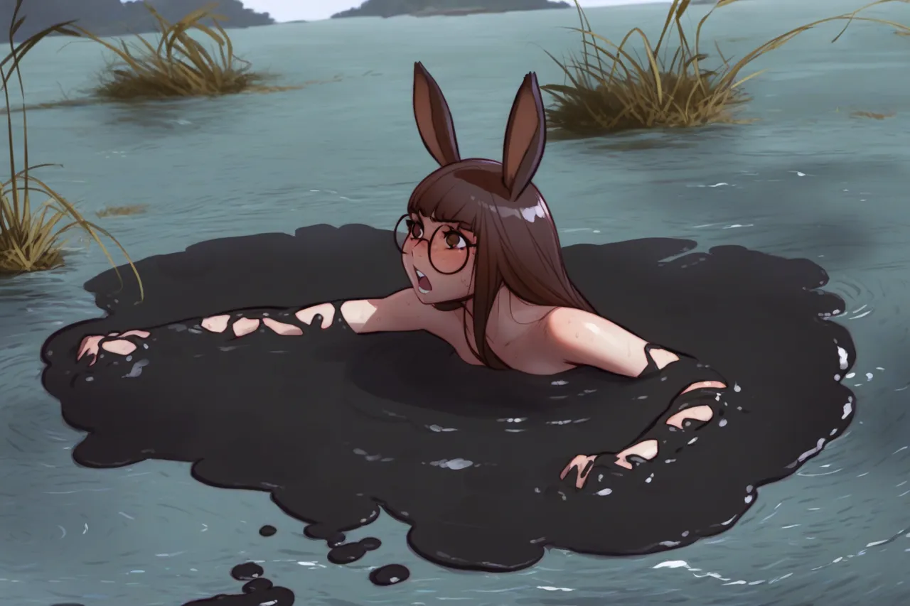 AIArtdump Trapped in Quicksand and Mud - Image 1