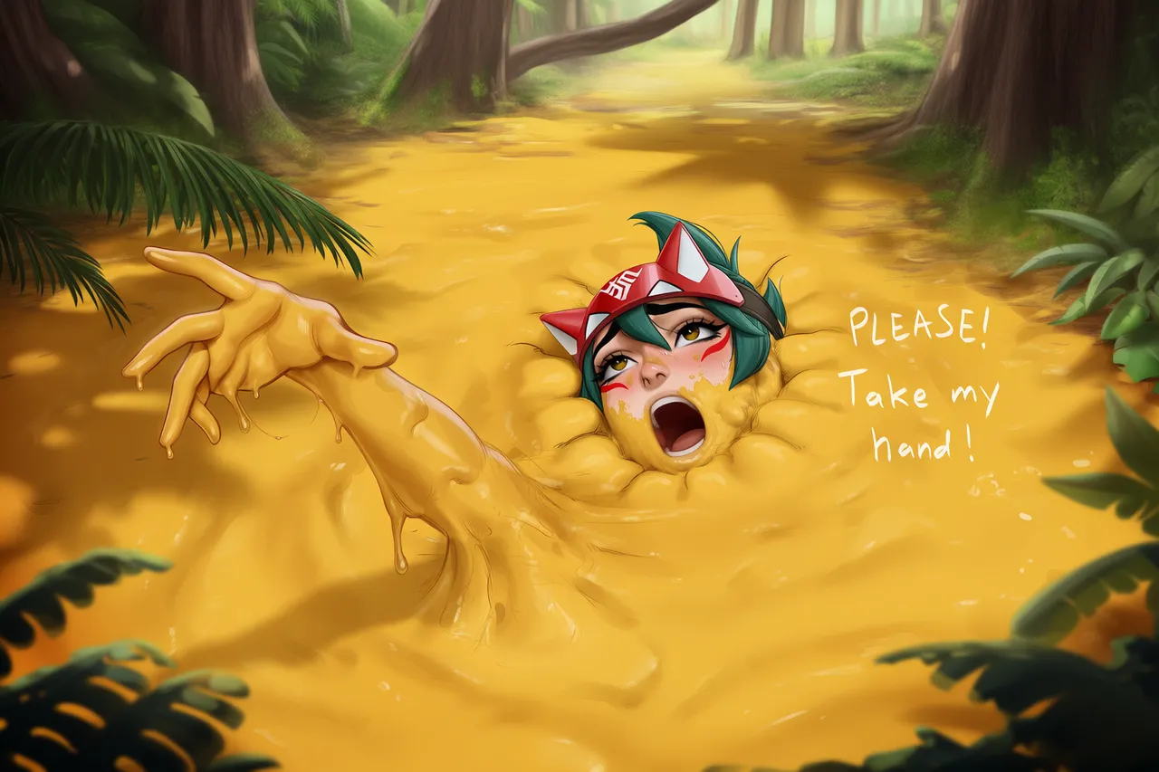 AIArtdump Trapped in Quicksand and Mud - Image 127