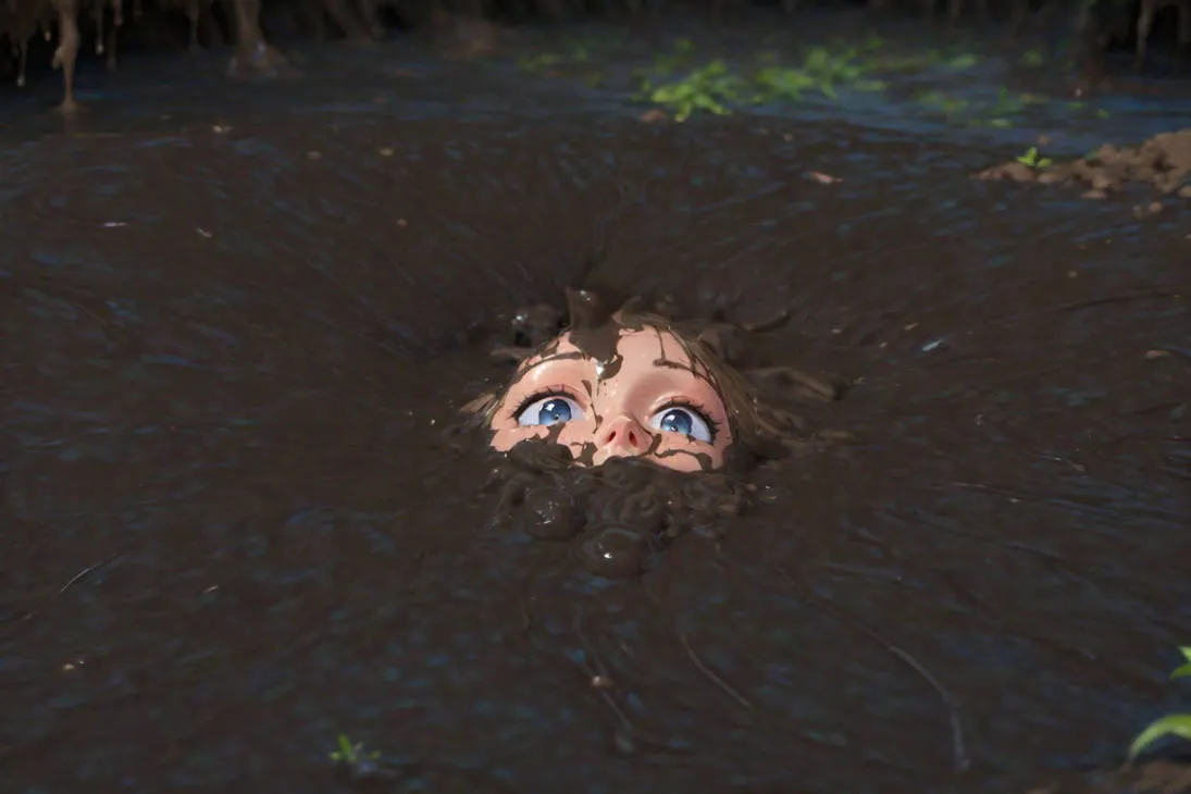 AIArtdump Trapped in Quicksand and Mud - Image 190