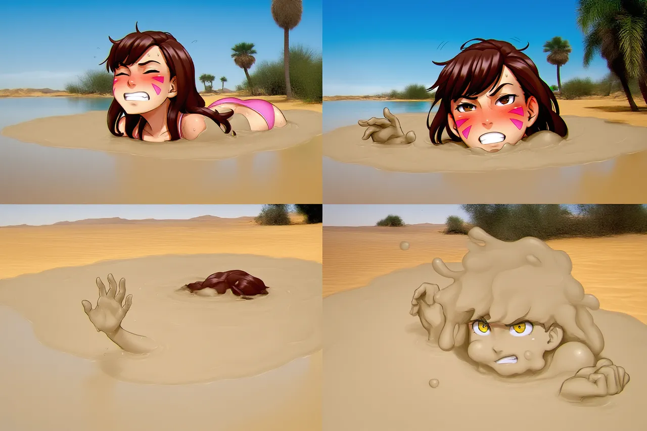 AIArtdump Trapped in Quicksand and Mud - Image 69