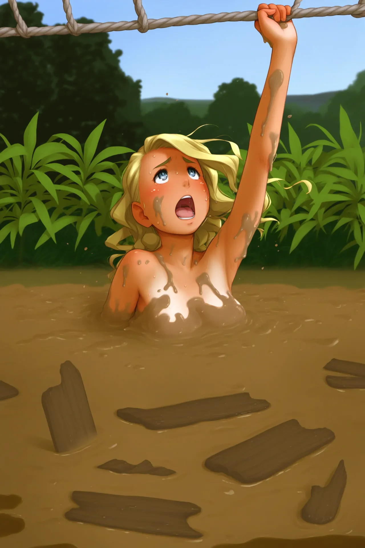 AIArtdump Trapped in Quicksand and Mud - Image 9