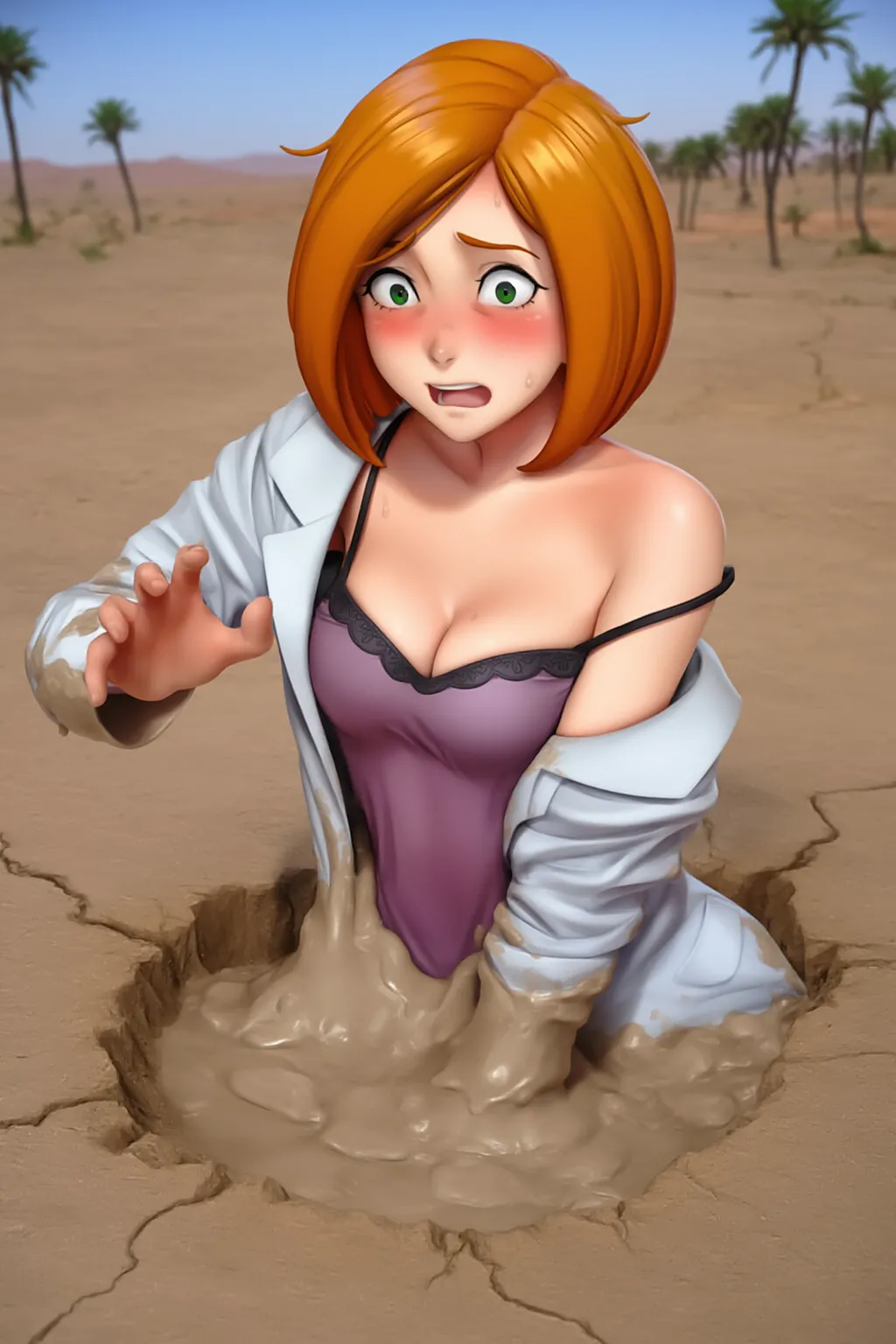 AIArtdump Trapped in Quicksand and Mud - Image 99