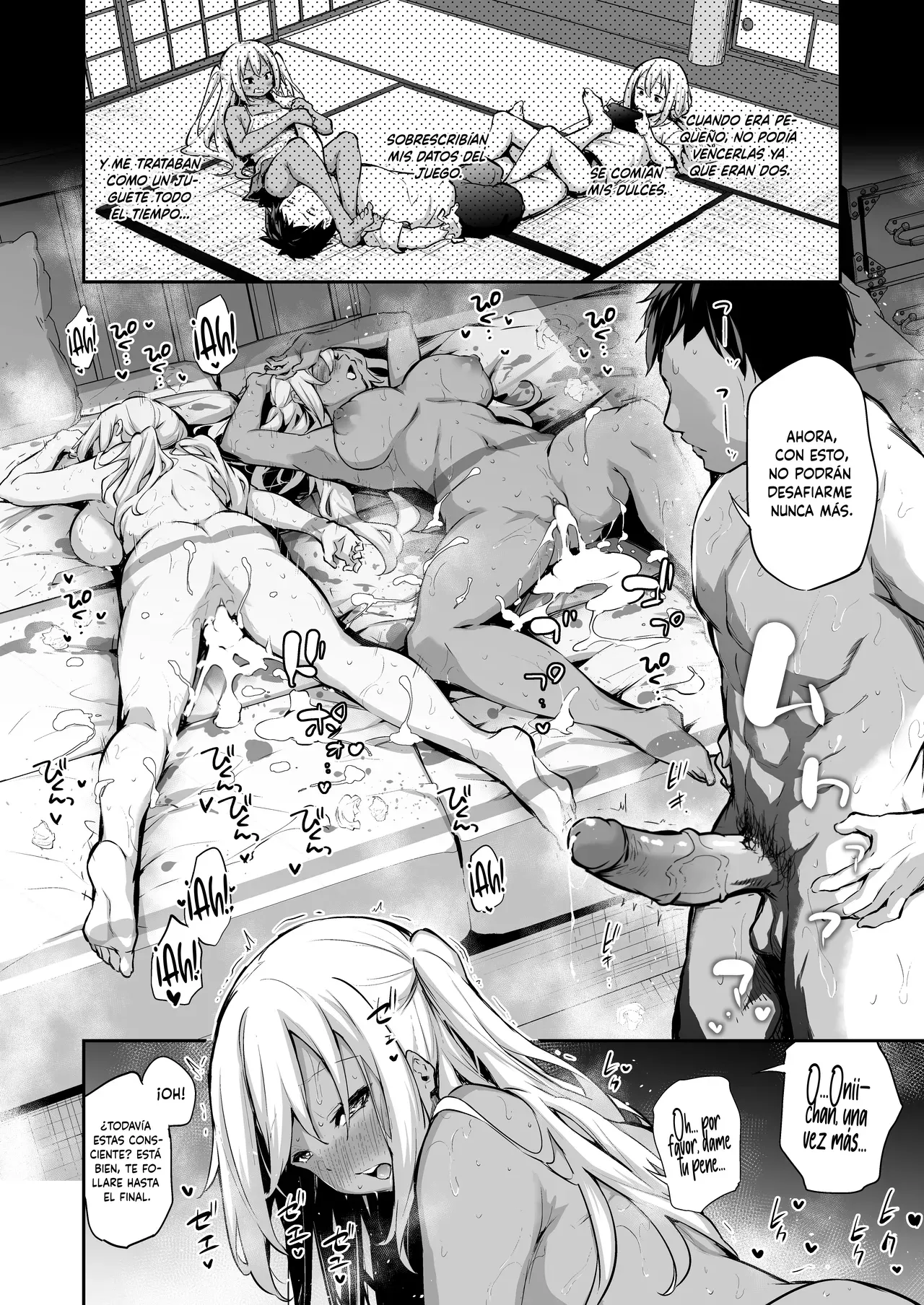 Airandou Imouto-tachi o Haramasenai to Derarenai Mura Un Pueblo del que no Puedo Salir a Menos que Embarace a Mis Hermanas Spanish MandaloAsiNoma Decensored - Image 33