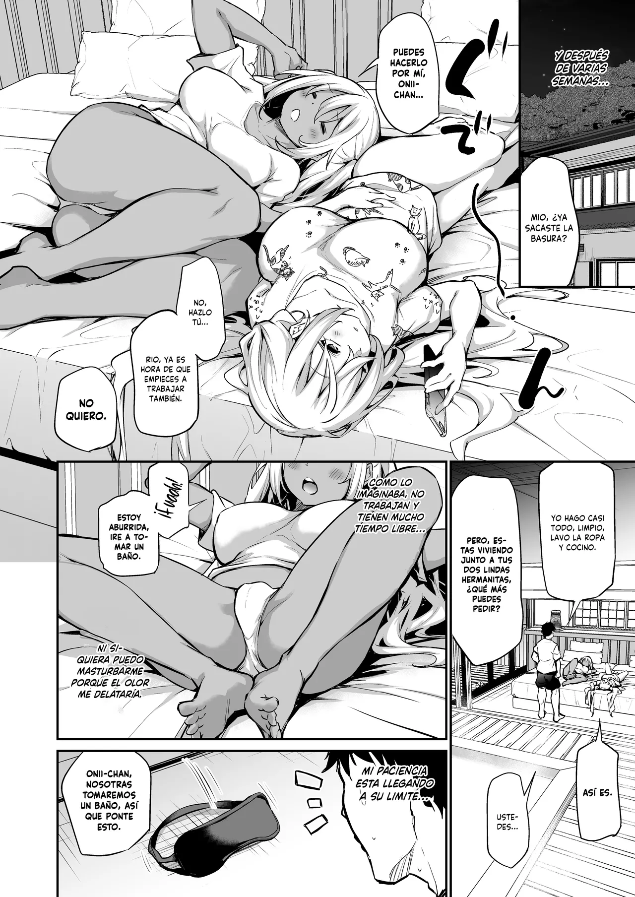 Airandou Imouto-tachi o Haramasenai to Derarenai Mura Un Pueblo del que no Puedo Salir a Menos que Embarace a Mis Hermanas Spanish MandaloAsiNoma Decensored - Image 7