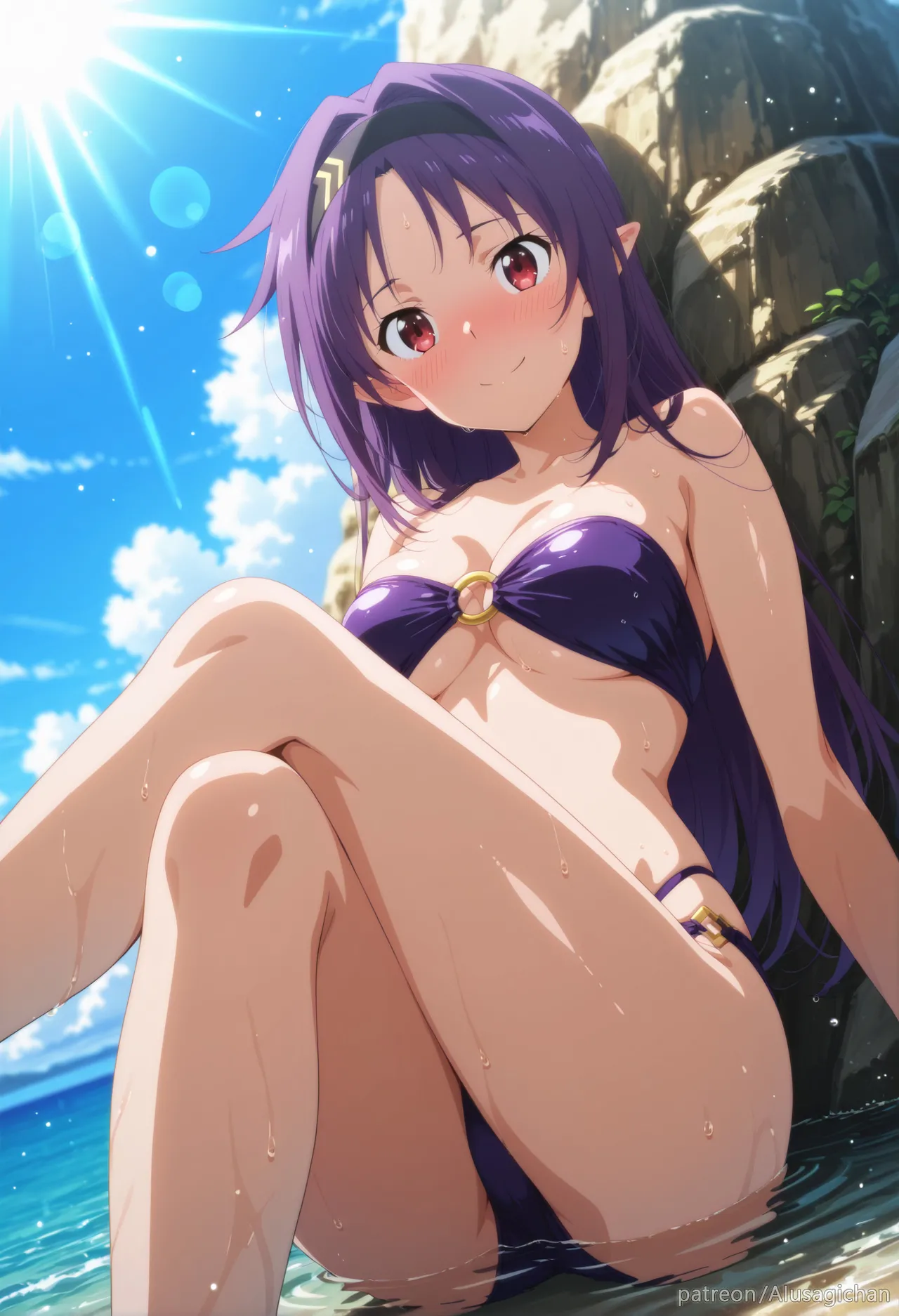 AIusagichan ソードアートオンライン 紺野 木綿季 Sword Art Online Yuuki Konno - Image 8